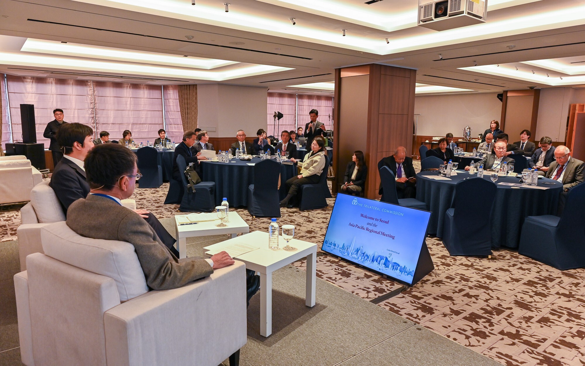 Photo of the meeting scene at the Special Session of the Trilateral Commission 2023 Asia Pacific Group Regional Meeting.