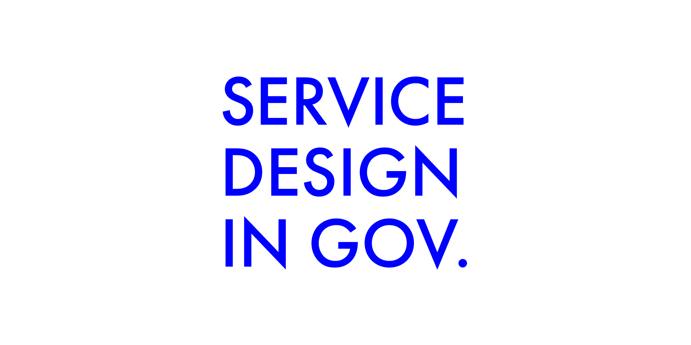 SERVICEDESIGNIN GOV.