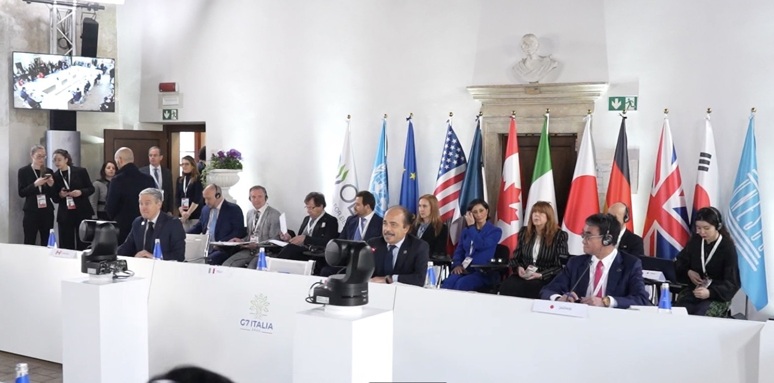 Photo of the G7 Industry, Technology and Digital Ministerial Meeting.